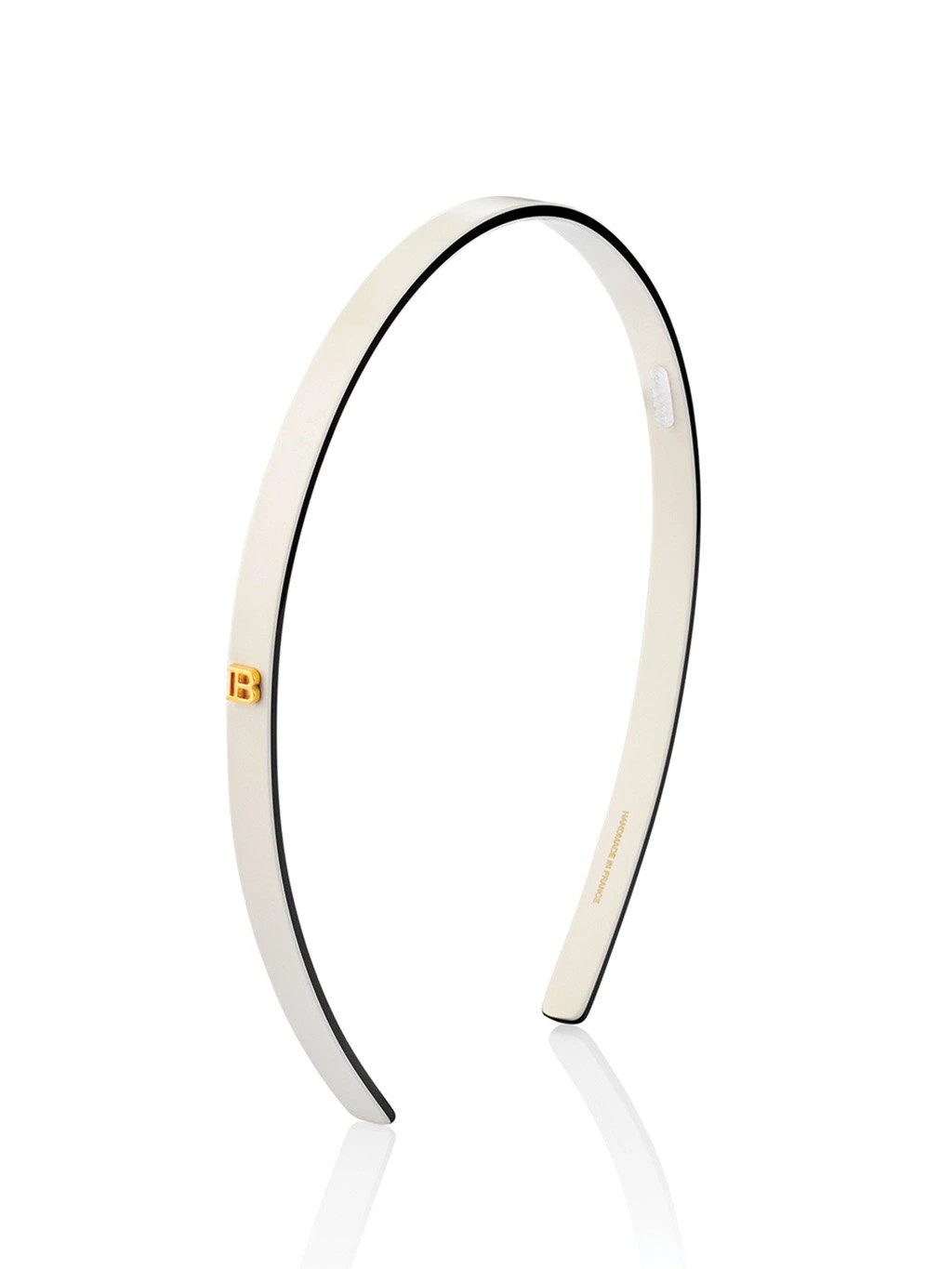Acetate Headband White/Black